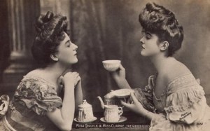 women having tea